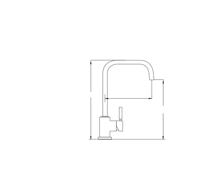 ברז מטבח 900 Neptune 303252 diagram