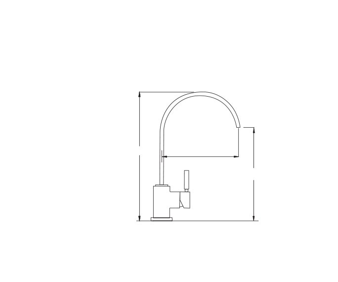 ברז מטבח 900 Neptune 303250 diagram