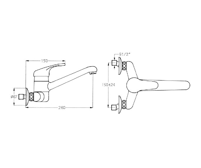 אוורסט ברז מהקיר, Everest 302815 diagram