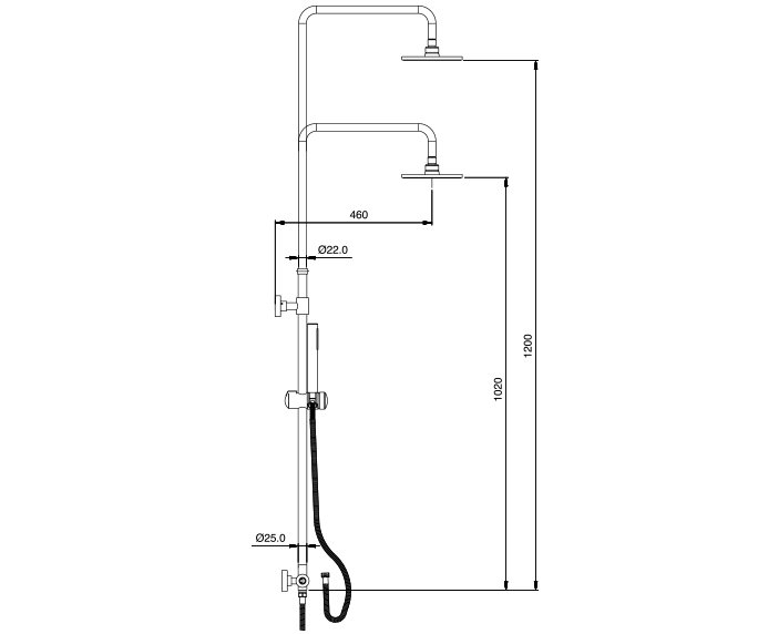 שיזף ערכה למקלחת Shezaf 801759 diagram