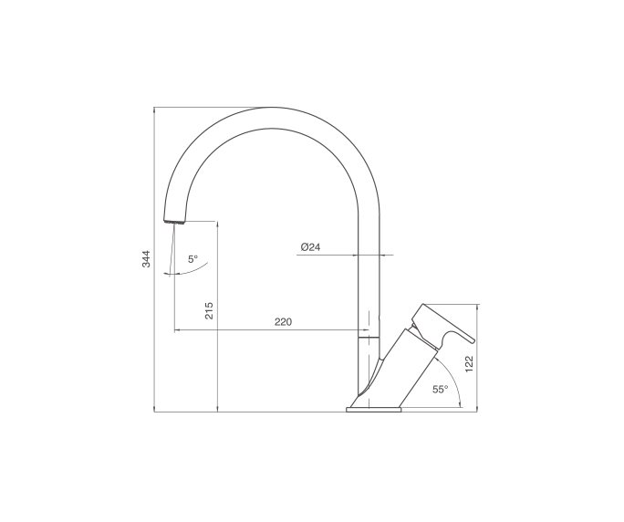 גל ברז מטבח, Wave 305151 diagram