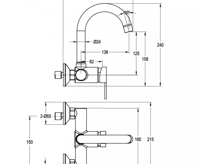 קליר ברז מטבח Clear 305315 diagram