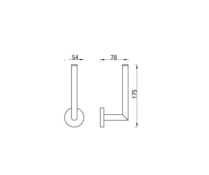 מחזיק נייר טואלט Contour 801686 diagram