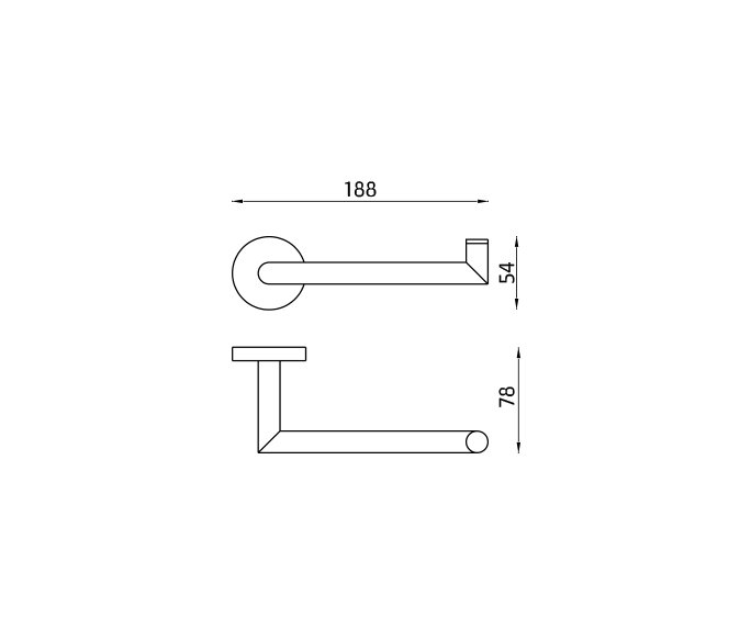מחזיק פתוח לנייר Contour 801685 diagram