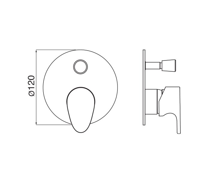 כיסוי למערכת קיר Wave 308388 diagram